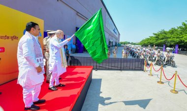 केन्द्रीय गृहमंत्री अमित शाह का जयपुर दौरा: FSL के नए वाहन और महिला सुरक्षा पेट्रोलिंग स्कूटी को दिखाई हरी झंडी