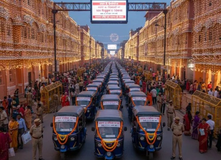 दीपावली पर जयपुर परकोटे में मिलेगी फ्री ई-रिक्शा सेवा, 18 से 21 अक्टूबर तक हर शाम