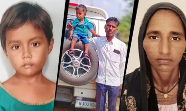 तेज रफ्तार थार की टक्कर से चार की मौत, घायल बच्ची गाड़ी की छत पर मिली