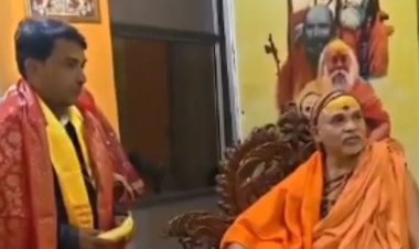 शंकराचार्य अविमुक्तेश्वरानंद की शरण में पहुंचे नरेश मीणा, शंकराचार्य ने कही ये बड़ी बात