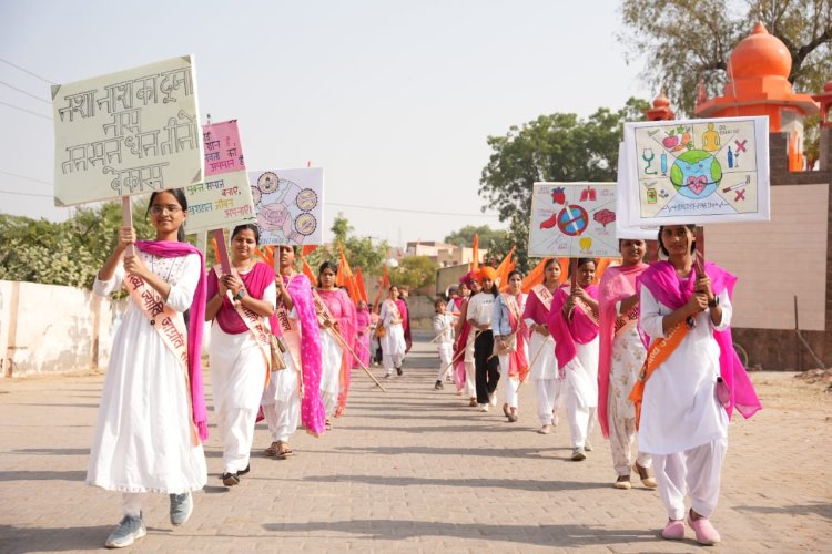 सूरतगढ़ में निकली भव्य मंगल कलश यात्रा, गोकुलधाम में होगी श्रीकृष्ण कथा