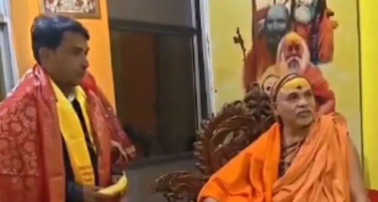 शंकराचार्य अविमुक्तेश्वरानंद की शरण में पहुंचे नरेश मीणा, शंकराचार्य ने कही ये बड़ी बात