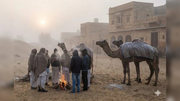 राजस्थान में कड़ाके की ठंड शुरू, फतेहपुर सबसे ठंडा, पारा 6.6°C तक लुढ़का