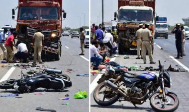 राजस्थान के बूंदी में दर्दनाक सड़क हादसा: ट्रक ने बाइक सवार दंपति और मासूम बच्चे को कुचला, तीनों की मौत