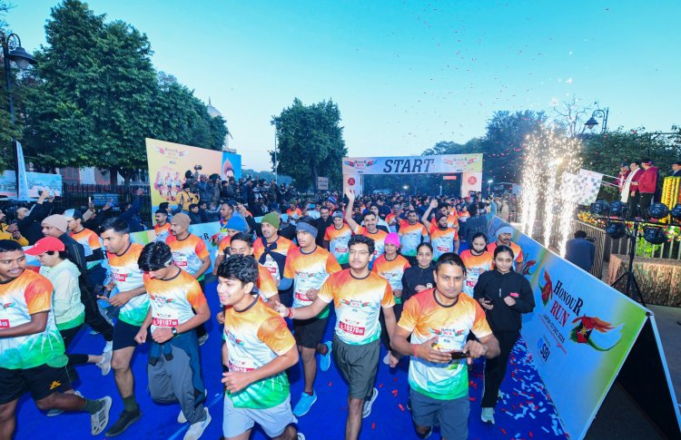 जयपुर में ‘ऑनर रन’ मैराथन का भव्य आयोजन, मुख्यमंत्री भजनलाल शर्मा ने किया फ्लैग ऑफ