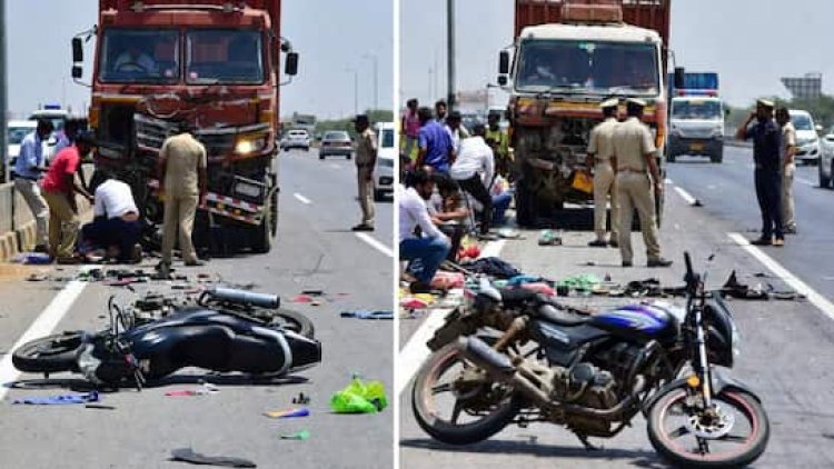 राजस्थान के बूंदी में दर्दनाक सड़क हादसा: ट्रक ने बाइक सवार दंपति और मासूम बच्चे को कुचला, तीनों की मौत