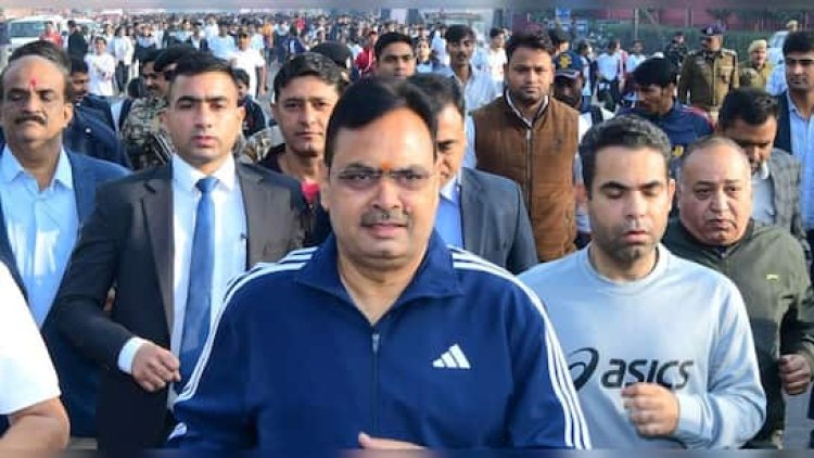 अमर जवान ज्योति से ‘रन फॉर विकसित राजस्थान’ का शुभारंभ, सीएम भजनलाल शर्मा ने दिखाई हरी झंडी