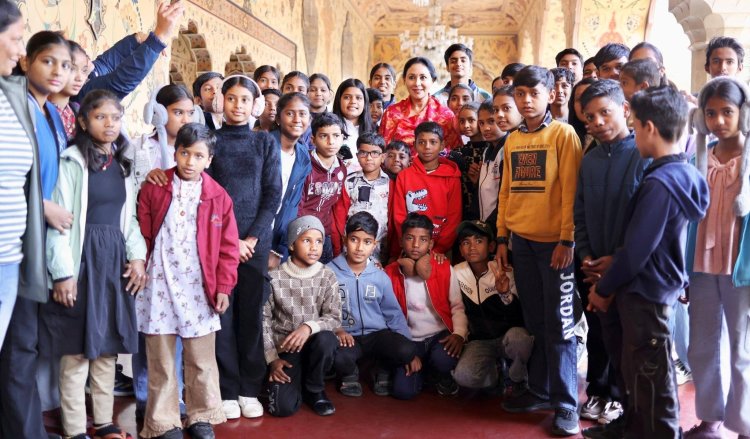 जन्मदिवस पर उपमुख्यमंत्री दिया कुमारी की अभिभावक-विहीन और दिव्यांग बच्चों से आत्मीय मुलाकात, भावुक हुईं