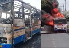जयपुर में एक बार फिर बड़ा हादसा, रोडवेज बस में लगी भीषण आग, मौके पर मची अफरा-तफरी