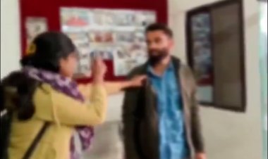 कॉलर पकड़कर प्रेमी को घसीटते हुए पुलिस कंट्रोल रूम ले आई गर्लफ्रेंड, उज्जैन में हाई-वोल्टेज ड्रामा
