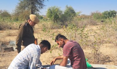 बाड़मेर में मुर्गी फार्म की आड़ में एमडी ड्रग फैक्ट्री का भंडाफोड़, 8.50 करोड़ की सामग्री जब्त