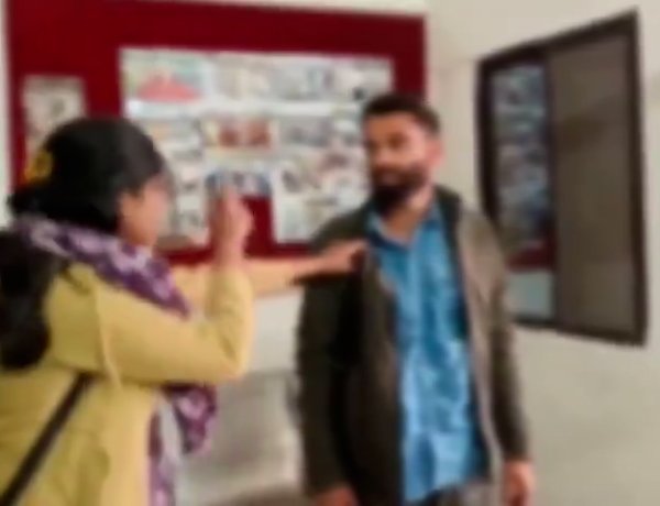 कॉलर पकड़कर प्रेमी को घसीटते हुए पुलिस कंट्रोल रूम ले आई गर्लफ्रेंड, उज्जैन में हाई-वोल्टेज ड्रामा