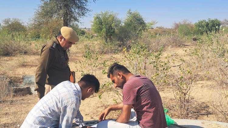 बाड़मेर में मुर्गी फार्म की आड़ में एमडी ड्रग फैक्ट्री का भंडाफोड़, 8.50 करोड़ की सामग्री जब्त