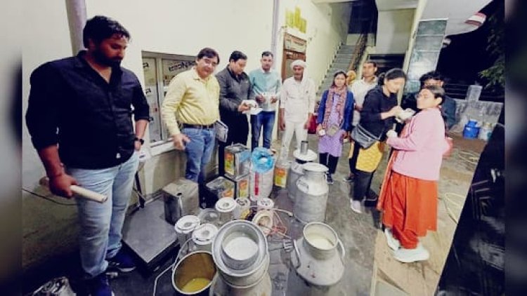 कोटपुतली-बहरोड़ में सिंथेटिक दूध फैक्ट्री का भंडाफोड़