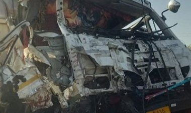 सिरोही में भीषण सड़क हादसा, दो ट्रकों की आमने-सामने टक्कर; एक की मौत, तीन गंभीर