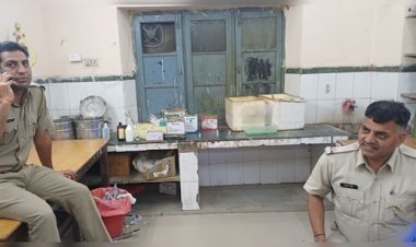 पुष्कर में तेज रफ्तार डंपर ने पुलिस जीप को मारी टक्कर, एएसआई सहित दो घायल