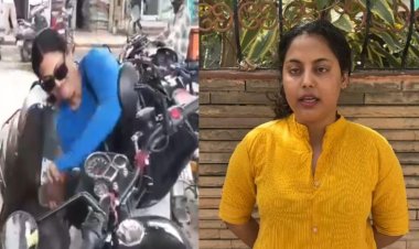 जयपुर रोड रेज: बाइक तोड़ने वाली युवती ने मांगी माफी, पुलिस ने लिया एक्शन