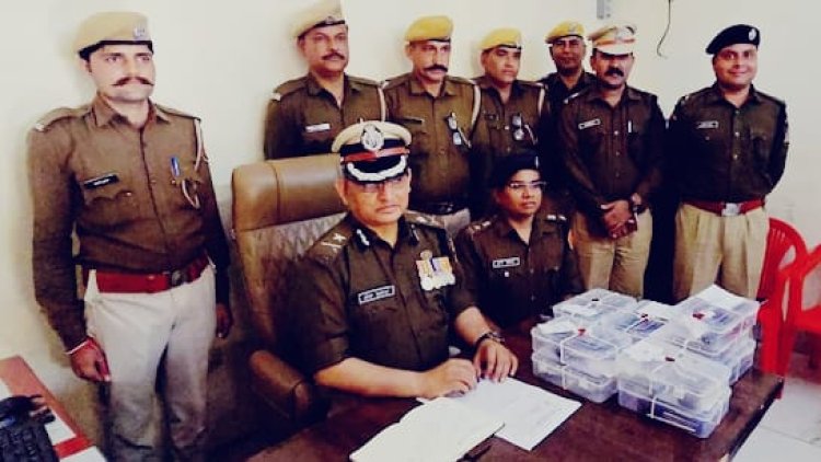 राजस्थान में अवैध हथियार तस्करी पर बड़ी कार्रवाई, 11 पिस्टल और 22 मैगजीन जब्त