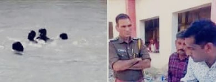 दौसा में दर्दनाक हादसा: गड्ढे में गिरी बहन को बचाने कूदा भाई, बाणगंगा नदी से तीन बच्चों के शव बरामद