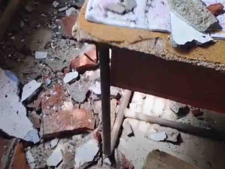 बाड़मेर के सरकारी स्कूल में हादसा पंखा गिरा, दो बच्चों का अस्पताल में इलाज