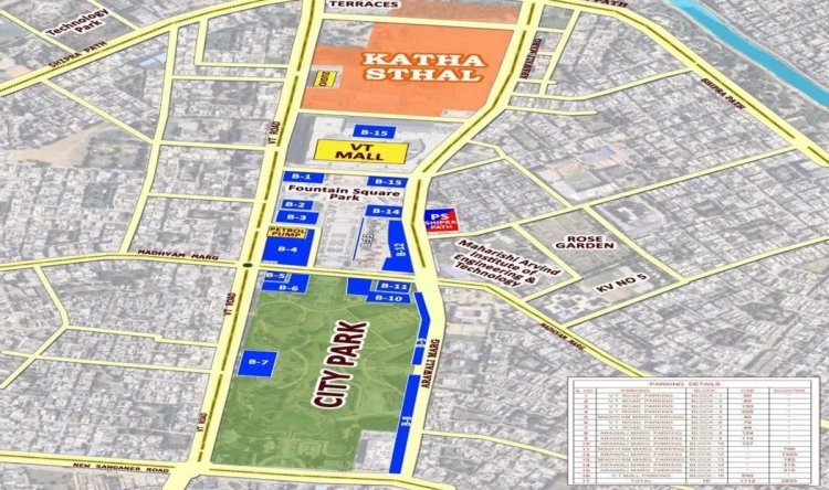 जयपुर में ट्रैफिक डायवर्जन: मानसरोवर-आमेर में 26 मार्च तक बदला रहेगा यातायात, कई रास्तों पर रोक