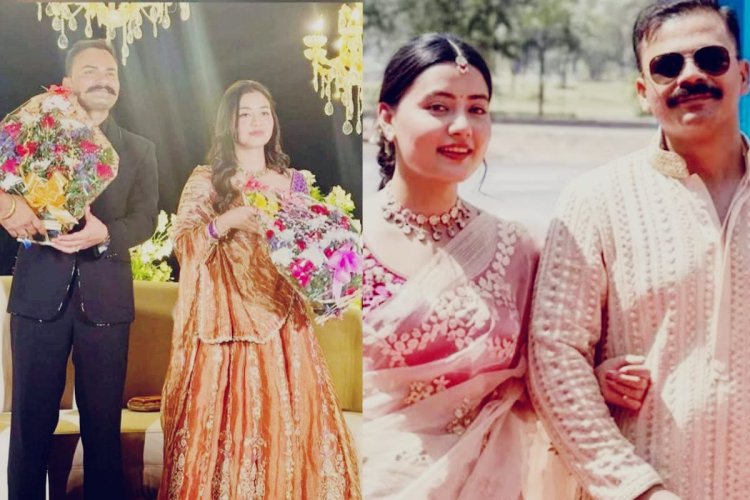 राजस्थान मूल के IPS केके बिश्नोई और बरेली SP अंशिका वर्मा की सगाई, डांस ने लूटी महफिल