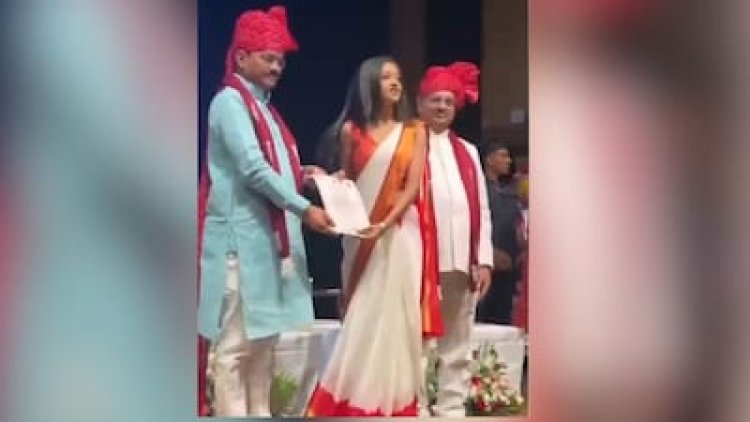 HJU Convocation Controversy: दीक्षांत समारोह में छात्रा के विरोध का वीडियो वायरल, बढ़ा विवाद