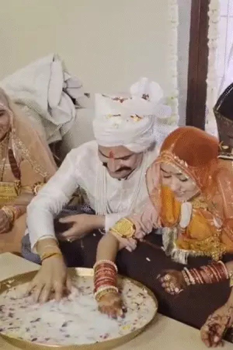 IPS कपल की शाही शादी: के.के. विश्नोई घुटनों पर बैठकर पहनाई वरमाला