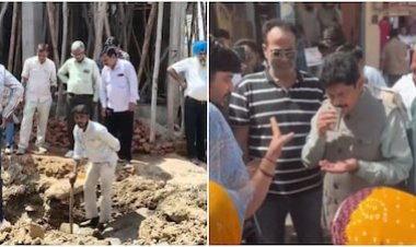 गंदा पानी’ विवाद के बाद एक्शन में विधायक, 24 घंटे में शुरू हुआ मरम्मत कार्य