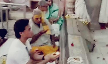 IPL मैच से पहले अभिषेक शर्मा ने गोविंद देव जी के किए दर्शन