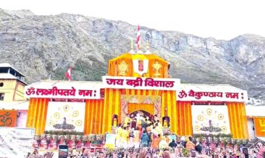 बद्रीनाथ मंदिर के कपाट खुले, 15 हजार श्रद्धालुओं ने किए दर्शन