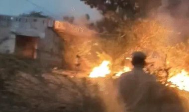 बांसवाड़ा में प्रेम-प्रसंग से भड़की हिंसा, 30 से ज्यादा घरों में आग; गांव में तनाव बरकरार