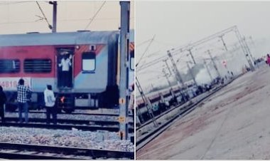 Dholpur News: चलती ट्रेन में लगी आग, पॉइंट्समैन की सूझबूझ से टला बड़ा हादसा