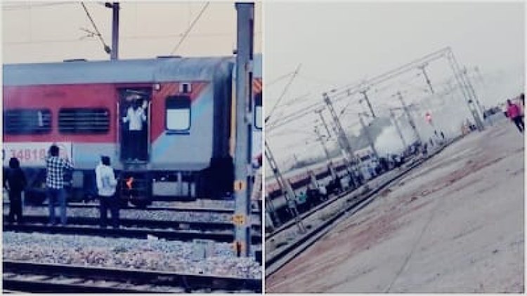 Dholpur News: चलती ट्रेन में लगी आग, पॉइंट्समैन की सूझबूझ से टला बड़ा हादसा