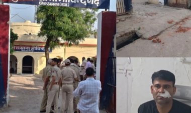 अलवर में उपद्रवियों का हमला