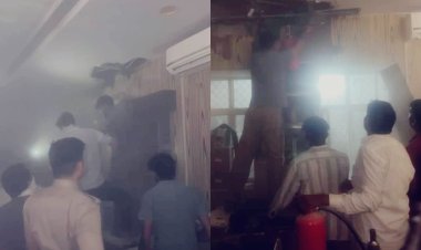 सचिवालय के DIPR न्यूज सेक्शन में लगी आग, शॉर्ट सर्किट से मचा हड़कंप