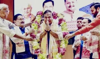 असम में फिर हिमंत सरमा राज, दूसरी बार विधायक दल के नेता चुने गए