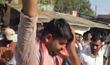 बाड़मेर में बवाल विधायक रविंद्र सिंह भाटी ने खुद पर छिड़का पेट्रोल, पुलिस ने रोका