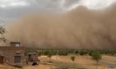 Rajasthan Weather Update: पश्चिमी विक्षोभ का असर, कई जिलों में रेत का बवंडर और बारिश, गर्मी से मिली राहत