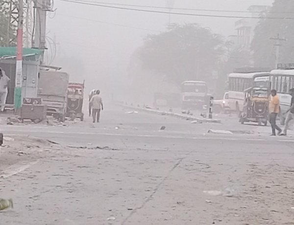 चूरू में बदला मौसम, धूल भरी आंधी ने गर्मी से दिलाई राहत