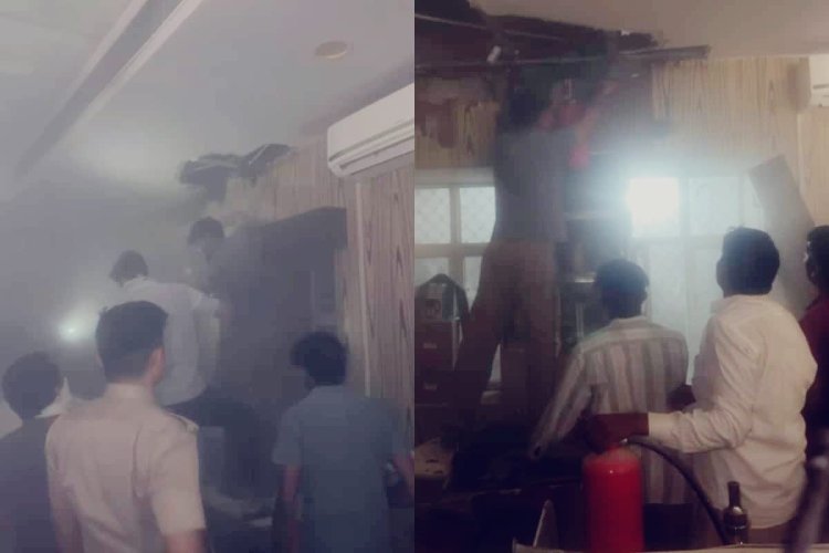 सचिवालय के DIPR न्यूज सेक्शन में लगी आग, शॉर्ट सर्किट से मचा हड़कंप