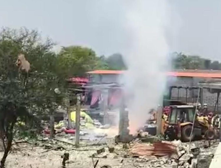 देवास में पटाखा फैक्ट्री में भीषण धमाका, कई मजदूरों की मौत; शवों के टुकड़े दूर तक बिखरे