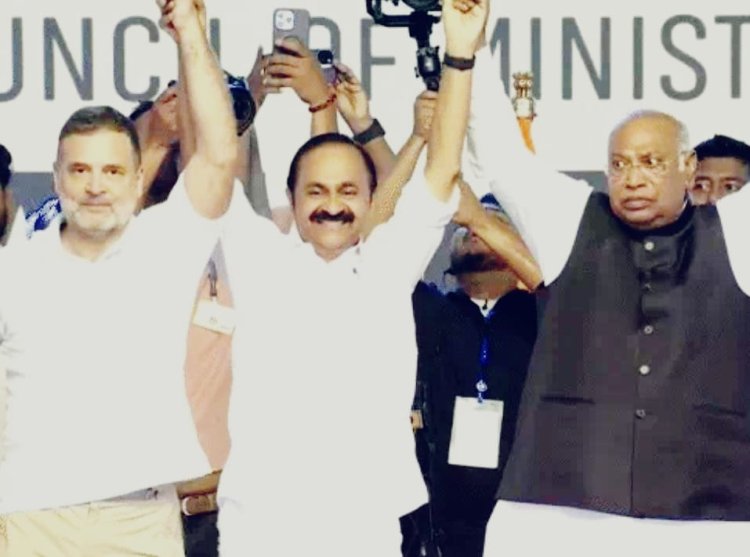 64 साल बाद केरल में पूरी कैबिनेट के साथ हुआ शपथ ग्रहण, वीडी सतीशन ने संभाली कमान...