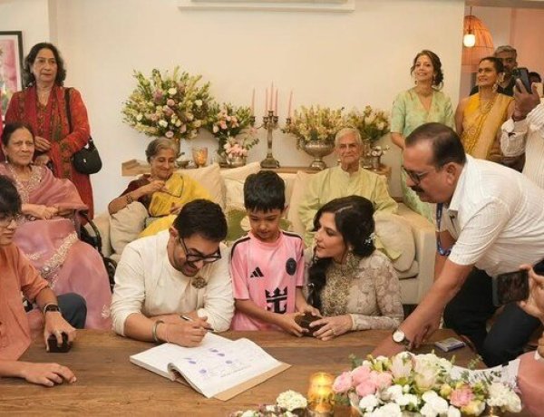 Aamir Khan Wedding: 61 की उम्र में आमिर खान ने गौरी स्प्रैट संग रचाई तीसरी शादी, परिवार और करीबी दोस्तों की मौजूदगी में हुए एक-दूजे के