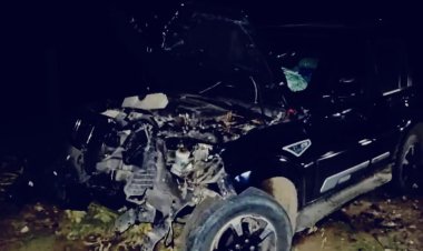 बाड़मेर-सिणधरी हाईवे पर दर्दनाक हादसा: स्कॉर्पियो ने बाइक सवार युवक को मारी टक्कर, 500 मीटर तक घसीटा; 15 दिन पहले खोली थी मेडिकल दुकान