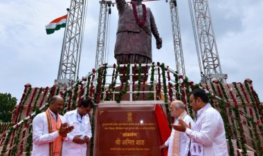 निम्बाहेड़ा में अटल बिहारी वाजपेयी की 21 फीट ऊंची प्रतिमा का अनावरण, अमित शाह बोले- राष्ट्र प्रथम की भावना देती रहेगी प्रेरणा