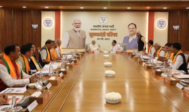 BJP की नई राष्ट्रीय टीम की पहली बैठक, मिशन 2027 पर बड़ा मंथन; 65 पदाधिकारियों को मिलेगी जिम्मेदारी