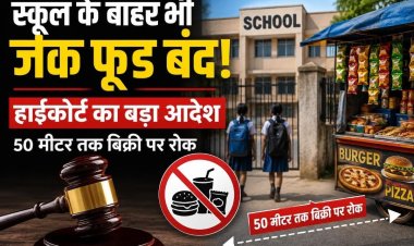 स्कूल के बाहर भी जंक फूड बंद! हाईकोर्ट का बड़ा आदेश, 50 मीटर तक बिक्री पर रोक
