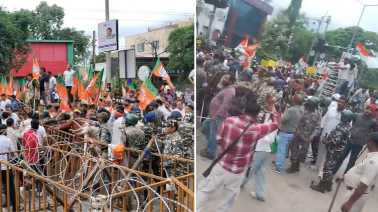 Jharkhand Bandh: छात्रों पर लाठीचार्ज के खिलाफ BJP का झारखंड बंद, रांची से पलामू तक सड़कों पर प्रदर्शन