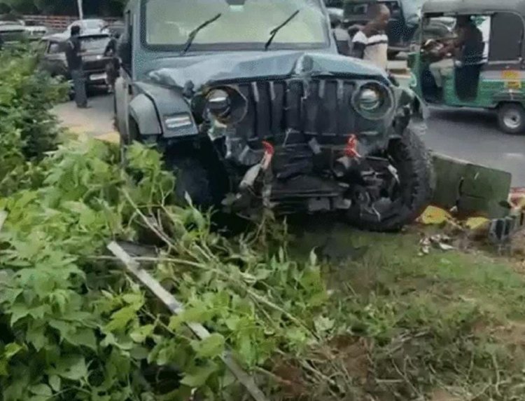 जयपुर में दर्दनाक हादसा: तेज रफ्तार थार ने बुजुर्ग को कुचला, 50 मीटर तक घसीटा
